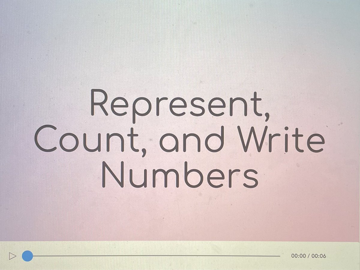 minifish12's tweet photo. This week I created a flipped lesson on representing and counting numbers. It was so cool to see the different features Nearpod had that I could add to my micro lesson. #EDUC387013 #flippedclassroom #nearpod https://t.co/XA92ONYzhf
