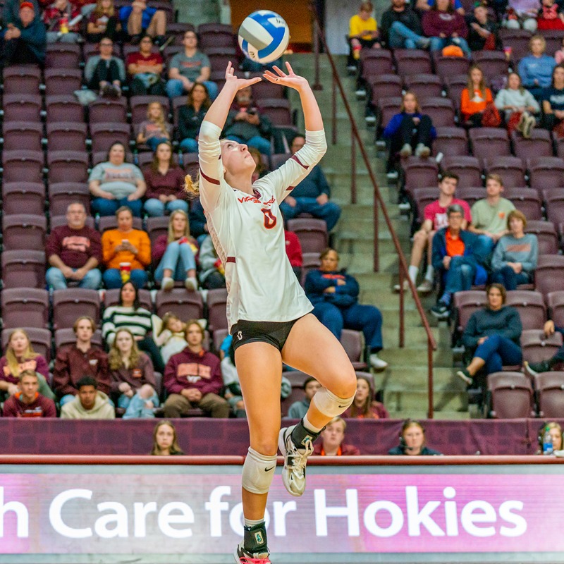 hokiesports's tweet photo. Congrats to @HokiesVB's @hannaborer12 for winning ACC Freshman of the Week! 

Check out her accomplishments from last weekend's match against Wake Forest that led to this award.
