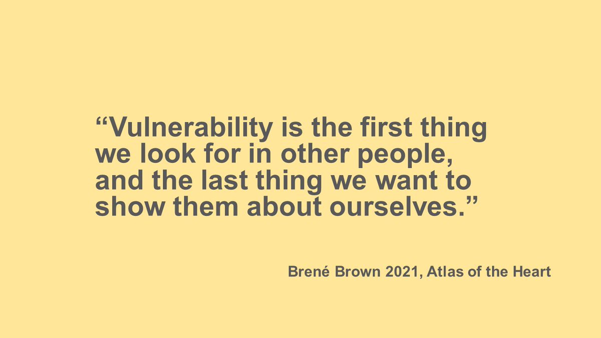 It's through sharing our uncertainties &amp; vulnerabilities with others we can best forge relationships to work effectively together on #complex problems. The danger is we sow division, by focusing on vulnerabilities more to undermine relationships than to build them. #ReflectionFTD