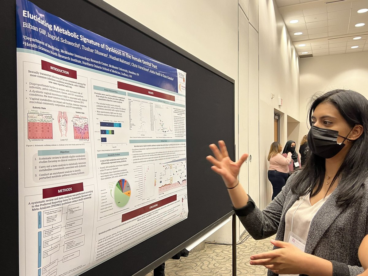 KaushicL's tweet photo. Dr. Biban Gill representing the Kaushic Lab at the 2022 IIDR Trainee Day @McMasterIIDR https://t.co/LolcDyALLc
