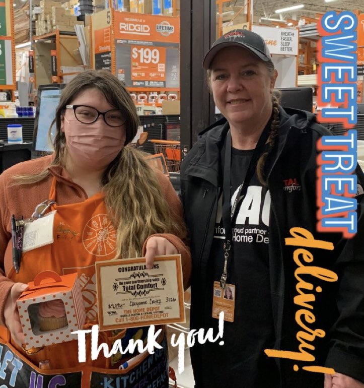 TComfortHVAC's tweet photo. Thanks TEAM 3️⃣0️⃣2️⃣6️⃣ for putting in leads that turned into sweet sales🧁🧁🧁🤩‼️Shout out to Tyrone, Cheyenne &amp; Ryan!! 🧁🧁🧁⭐️YAY⭐️ Thanks also for training with me for a PK🙌‼️#Cupcakes4cash #PK #HVAC @THDhvac @CampSweenScott @ShannonEggers3 https://t.co/Zbwmhg3AKl