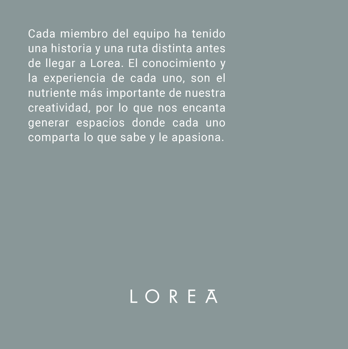 LoreaMx's tweet photo. EXPERIENCIA.

Cada miembro ha tenido un camino distinto antes de llegar a Lorea. El conocimiento y la experiencia de cada uno, son el nutriente más importante de nuestra creatividad. Nos encanta generar espacios donde se comparta lo que saben y les apasiona.

📸 @pepescarpita https://t.co/8UwASQmh5Z