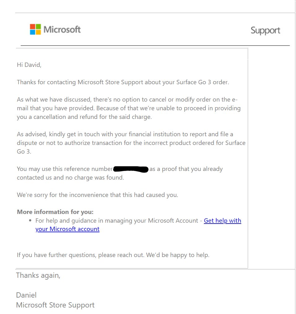 checkyourdesign's tweet photo. @MicrosoftStore A copy of the lovely followup email. https://t.co/vZYmxbryUl