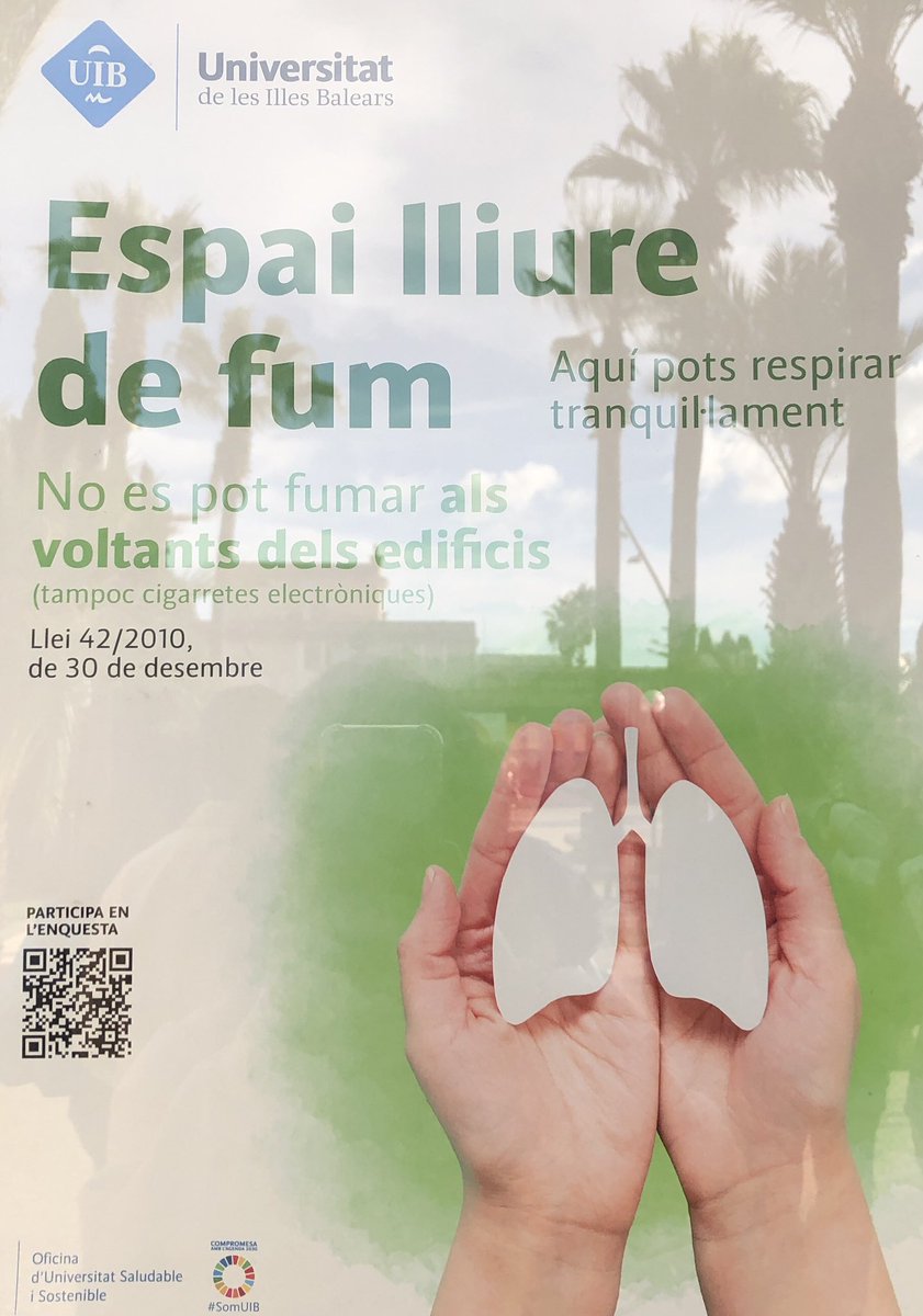 AmorosMargarita's tweet photo. Per tota la UIB podem trobar infografia que ens anima als estudiants a portar una vida saludable i a reflexionar sobre els nostres hàbits. Francament, dona gust veure com tot el que ens diuen els professors no és teoria, sinó que la UIB també ho posa en pràctica @EFsaludable_UIB https://t.co/zoijX38tPo