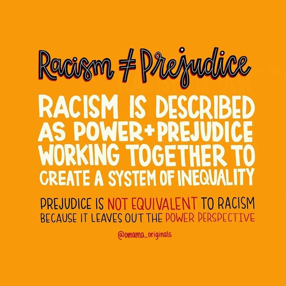 Ableism is also Power + Prejudice.