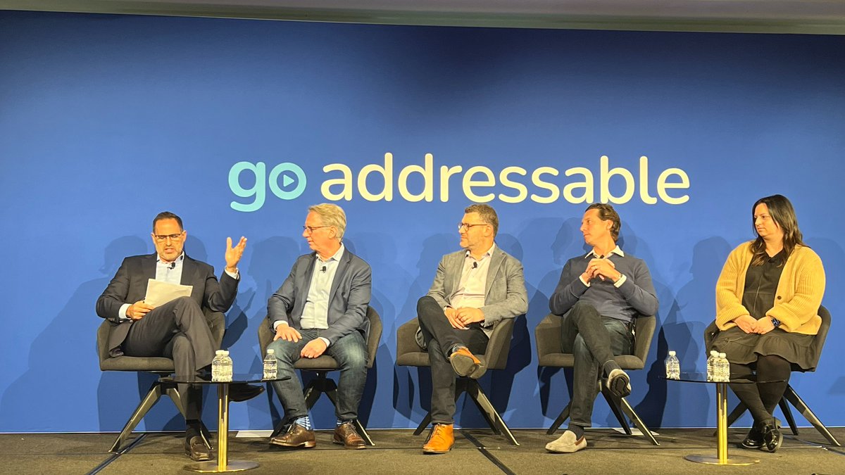 SpectrumReach's tweet image. The &quot;Easy to Buy, Easy to Execute&quot; panel at the #GoAddressable event in NYC provided insights about #interoperability and #automation in #AddressableTV. The panel featured @Yahoo, @WBDAdSales / @warnerbrosdisca, @LiveRamp, @OpenAPTV, and moderated by @SpectrumReach. #addressable