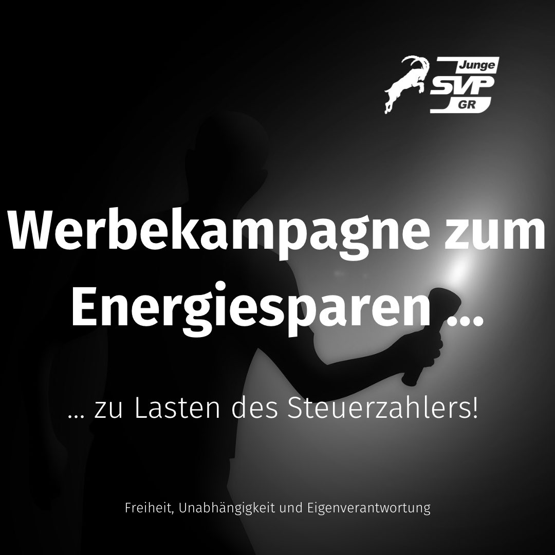 JSVP_GR's tweet photo. Der Bundesrat gibt wieder einmal Millionen für eine Werbekampagne aus. Die Kampagne erweckt den Eindruck, als wäre die Schweizer Bevölkerung dumm. Die Menschen sind bereits sensibilisiert und müssen nicht mit diesen lächerlichen Werbespots für blöd verkauft werden. https://t.co/NqtYlmdh8J