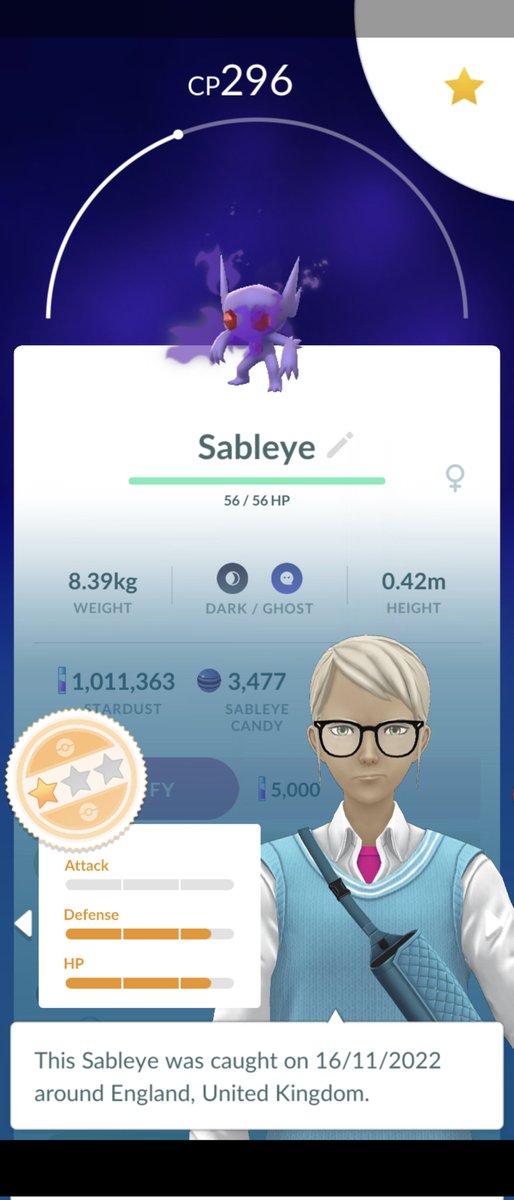 👀

#PokemonGoApp #Sableye #GOBattleLeague