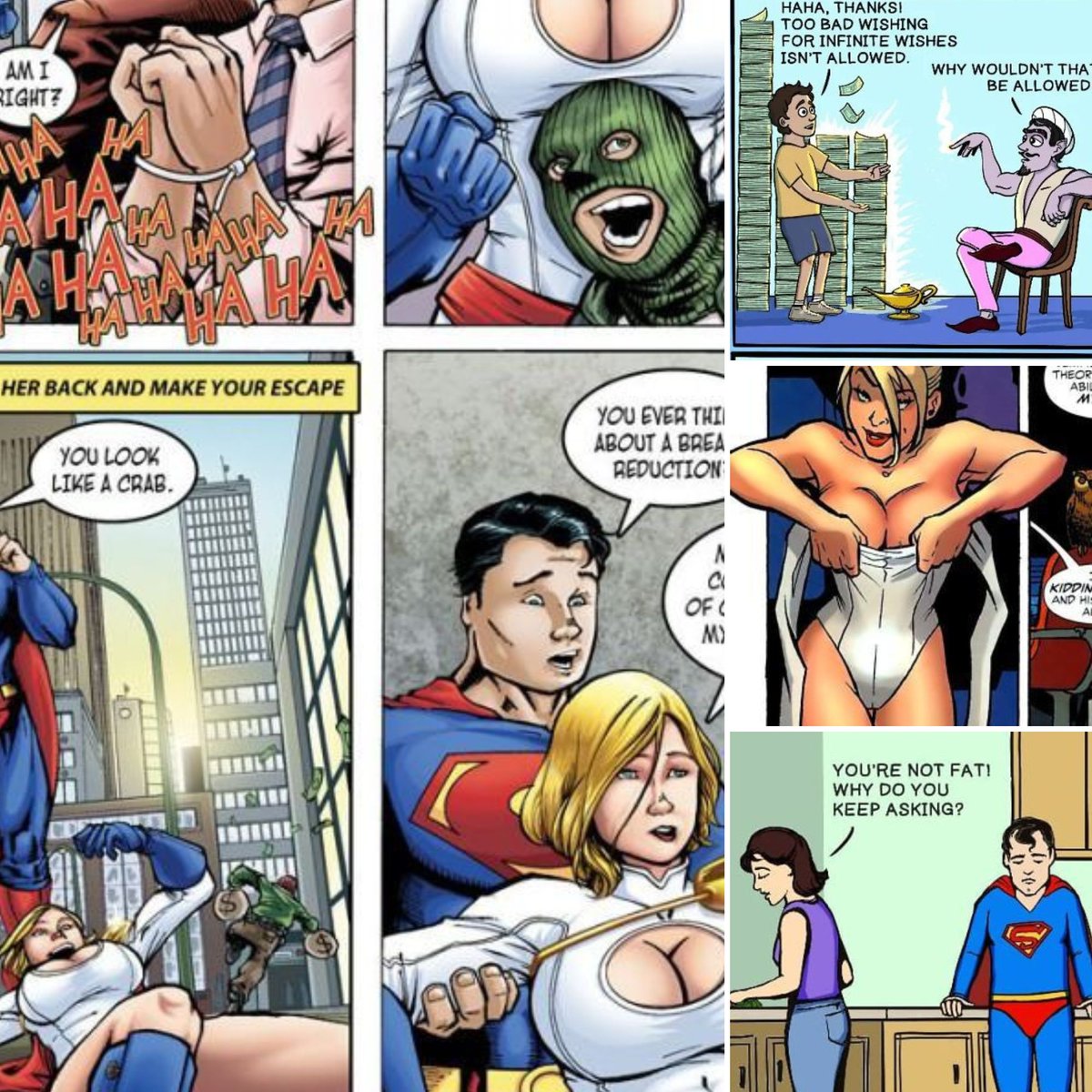 Doortraveler1's tweet photo. Artists Andrew Nadeau and Phil Thompson designed these funny comics depicting the mundane and relatable world of superheroes.