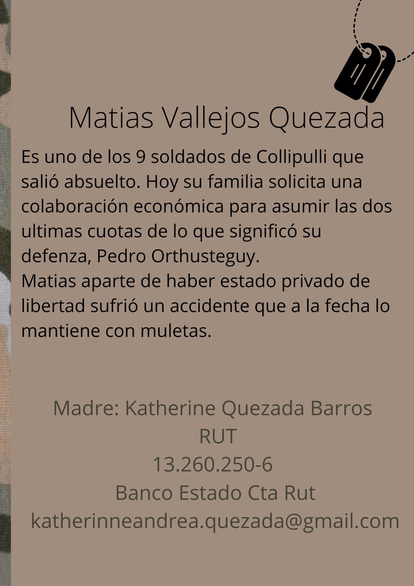 unidos_ayudamos's tweet photo. Ayer fue el juicio, hoy indh solicita revisión. 
Se solicitaron las costas, sin embargo eso puede tardar. 

Hoy la mamá de Matías Vallejos solicita un aporte para pagar las últimas cuotas de la defensa.
Defensa que sin duda valió la pena.
❤️ https://t.co/CRXspjAXTo