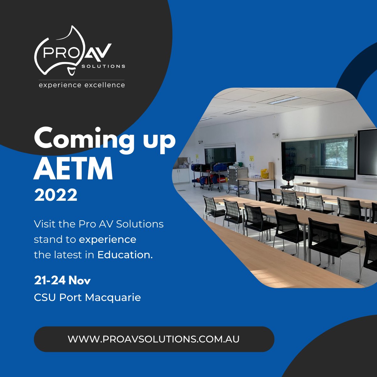 ProAVSolutions's tweet image. We can’t wait to see all of the Technology Managers at the @AETMinc
Conference 2022 to discuss their future AV and UC tech strategy. We provide education institutions with the latest technology solutions while simplifying maintenance and reducing the need for support. #AETM