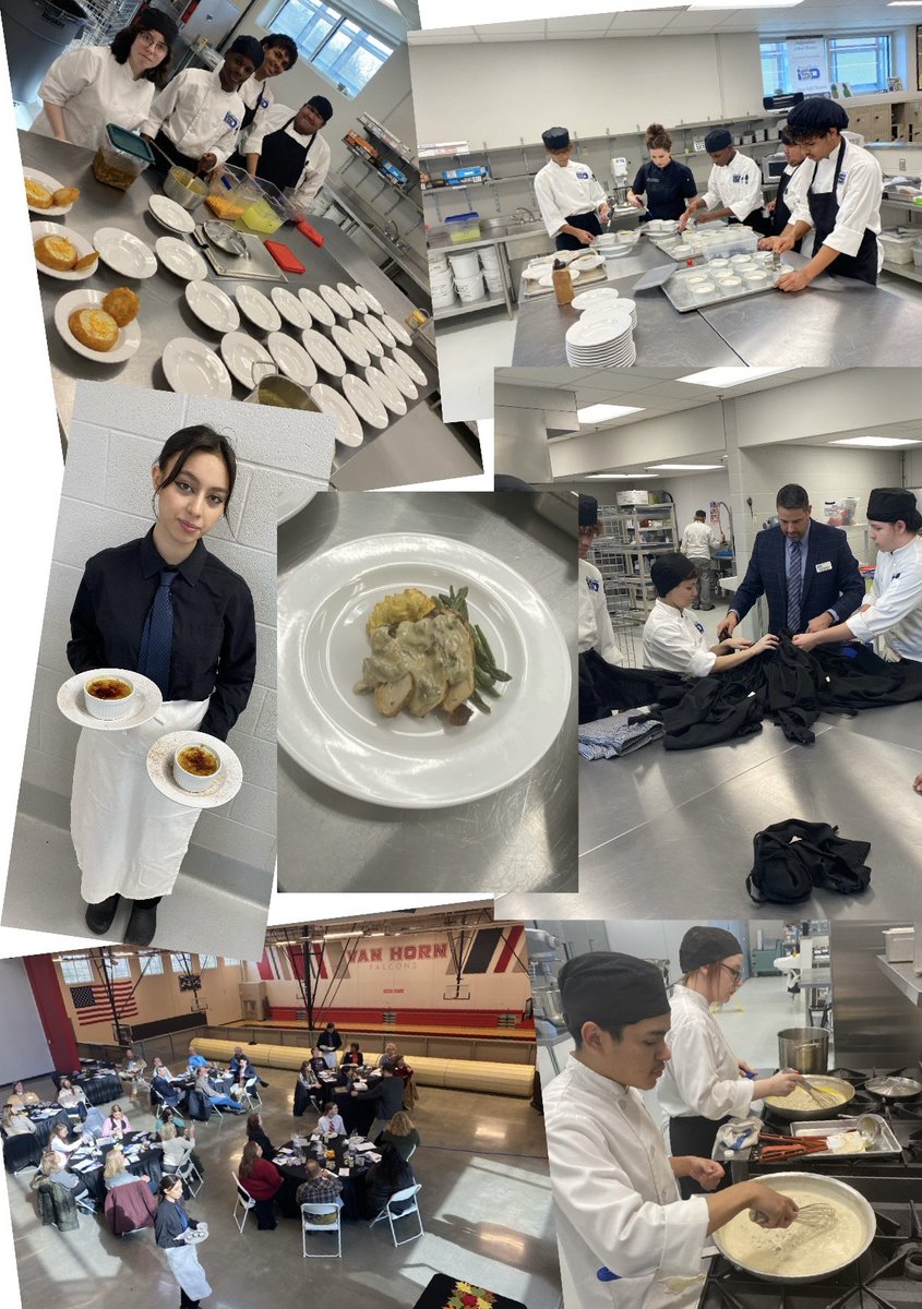 JennTurnerChef's tweet photo. Ss did an amazing job with our plated luncheon for On-Boarding and Business Partners, thanks to @CadwellLaurie and @ASmithCTE for organizing and special thanks to @randymaglinger for helping us in the kitchen too! @ProStart @ISDAcademies @ISDSchools https://t.co/lLPVtUZb0X