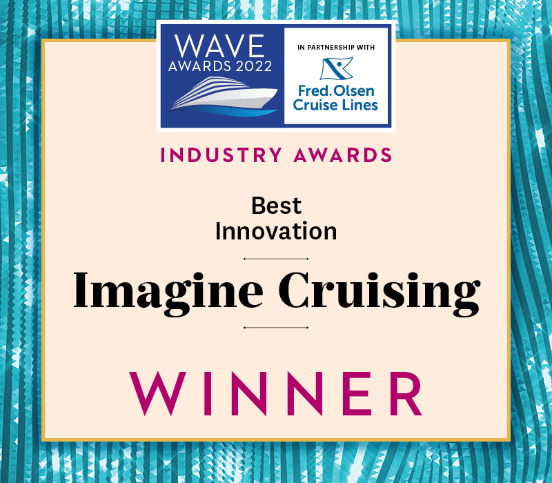 Congratulations to @ImagineCruising for winning the award for Best Innovation! #WaveAwards 🏆✨