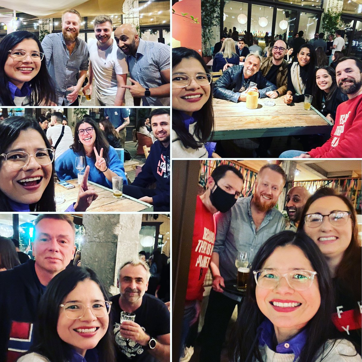 aleyda's tweet photo. What a wonderful evening at the pre #iss drinks 🤩😎🙌 sooooo good to see so many friends again and meet so many awesome SEOs, was so hectic that couldn’t take pics with all 😅 tomorrow more! 🔥💪 https://t.co/qYMJZg7Y3d