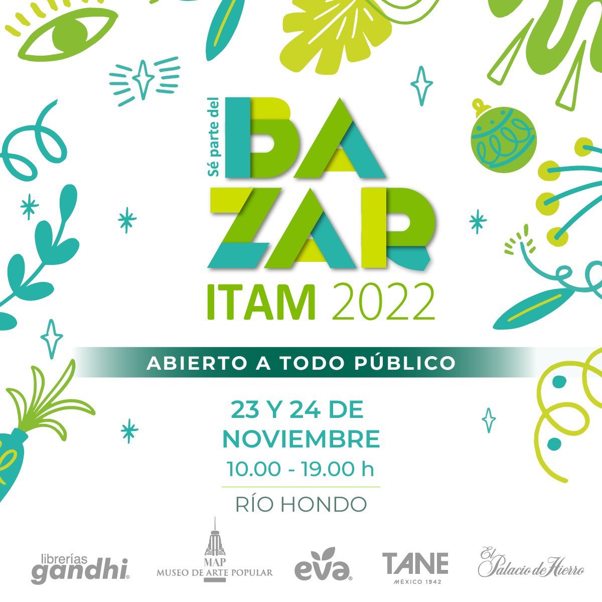Nos vemos muy pronto en el #BazarITAM <a href="/ITAM_mx/">ITAM</a> <a href="/ExITAM/">ExITAM</a> Y público en general