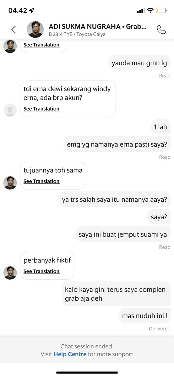 windyndyy's tweet photo. @GrabID saya itu order pakai nama sendiri &amp; klo ada nama yg sama dgn tujuan yg sama.! apa salah saya!? ini menduh yg engak2.! saya kenal sama erna dewi jg engak.! aneh.! https://t.co/ivQhYoFiQA