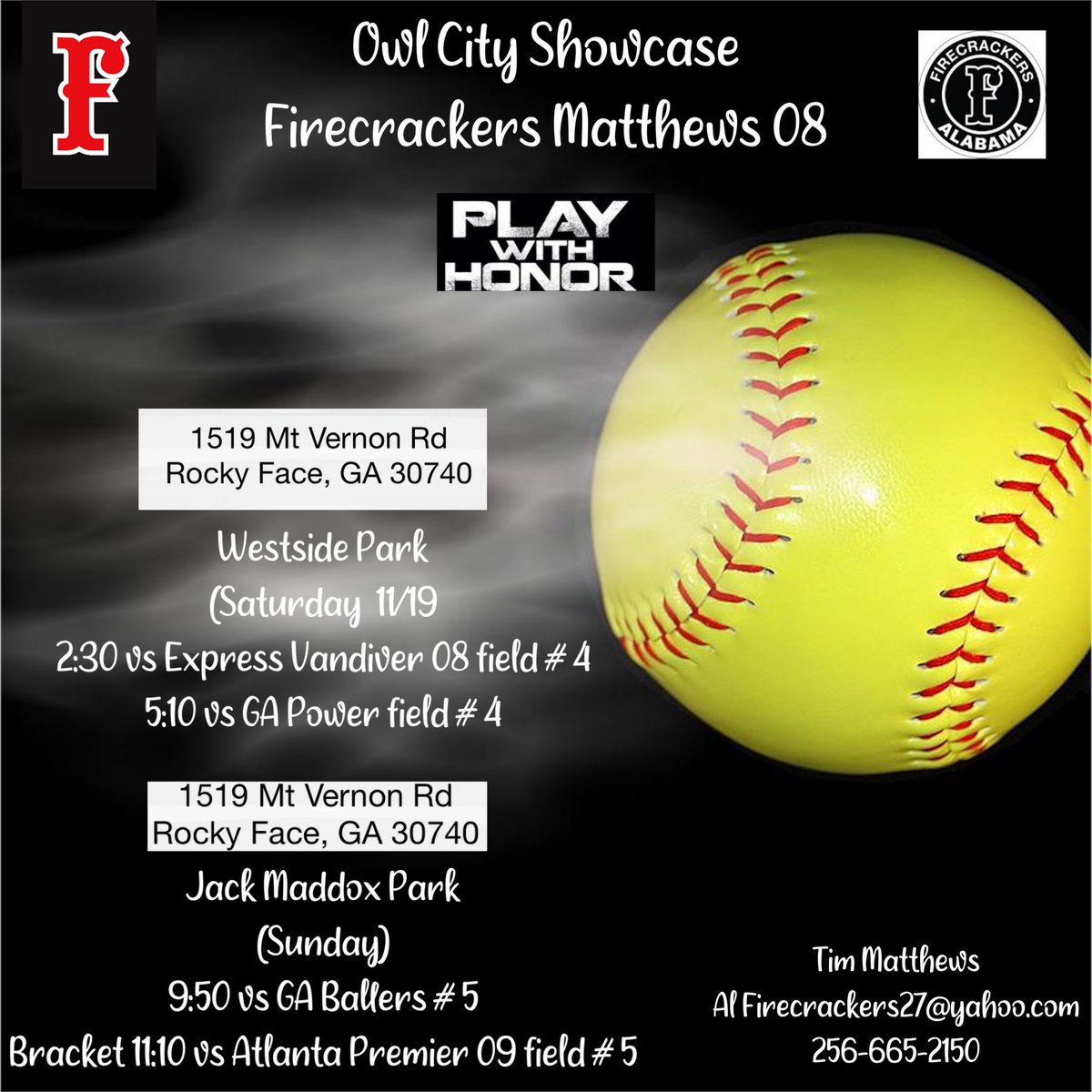 AL Firecrackers (Matthews) (@firecrackers04) on Twitter photo 