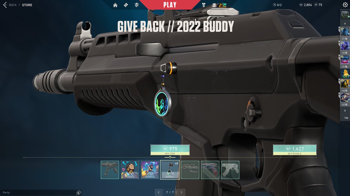 urnotjustin's tweet image. #VALORANT has marked the price of the buddy, card, and spray and it is quite literally ridiculous. 9,75 VP for a GUN BUDDY?
