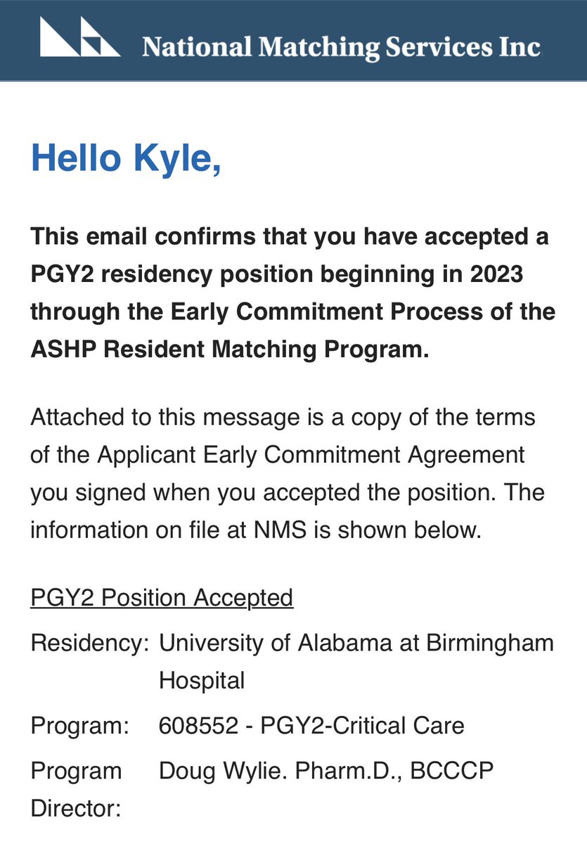 ThePharmerKyle's tweet photo. Hey @DougWylie8 let’s run it back!

Very excited to be staying at @UABPharmRes to learn all the critical care things next year! 
#TwitteRx https://t.co/UUls1DrbEf