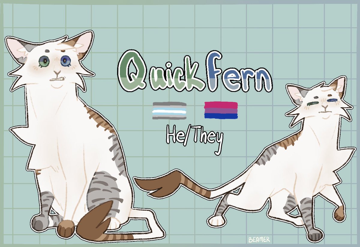 beamerdoesart's tweet image. character refs, but i progressively put less and less effort into them
#warriorcats #warriorsoc