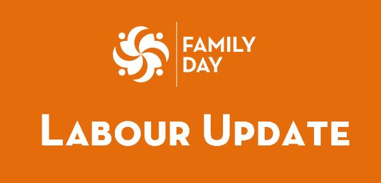 FamilyDayGTA's tweet image. CUPE announced that Education Workers have given notice of a province-wide withdrawal of services, beginning as early as Mon, Nov 21st, unless a negotiated agreement is reached. This will impact Family Day’s programs. For updates and info, please go to: familydaycare.com/labour-update/