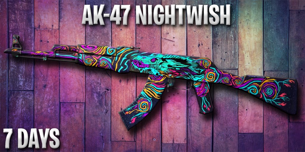 realcsgomercy's tweet photo. 💰AK-47 NIGHTWISH💰
✅RT + Follow @realcsgomercy  
✅Like + subscribe https://t.co/n0k2csZDWZ  (Proof)

⏳Rolling in 7 days
#csgo #csgogiveaway #giveaway https://t.co/qTQv8IQajx