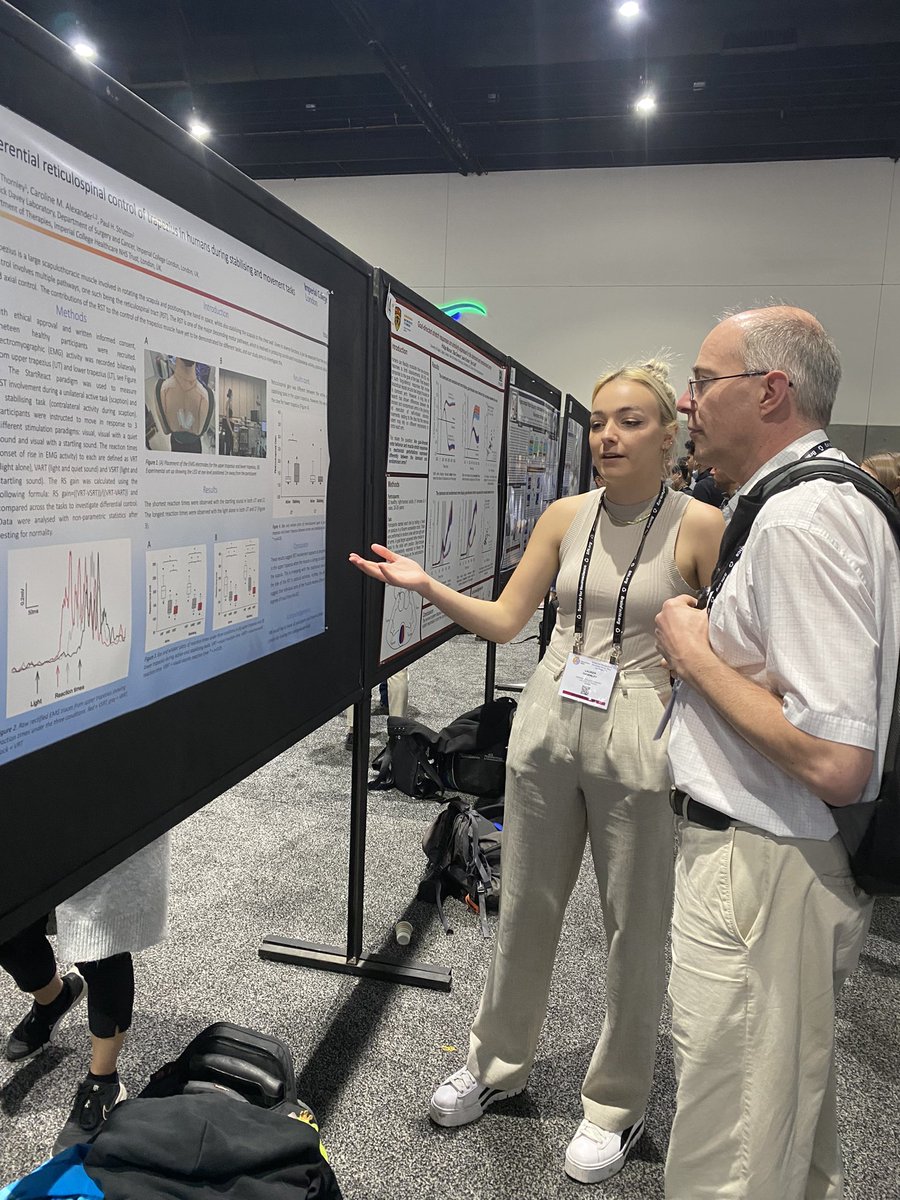 Paul Strutton (@strutton_paul) on Twitter photo Great to be back at #SfN2022. Our BSc neuroscience student Lauren presenting her work to THE world authority on the reticulospinal tract, Stuart Baker. With <a href="/CMarthaAlex/">Caroline Alexander</a>. <a href="/ImperialMed/">Imperial Medicine</a>. <a href="/ImperialSandC/">Surgery and Cancer</a> Great to be back at #SfN2022. Our BSc neuroscience student Lauren presenting her work to THE world authority on the reticulospinal tract, Stuart Baker. With <a href="/CMarthaAlex/">Caroline Alexander</a>. <a href="/ImperialMed/">Imperial Medicine</a>. <a href="/ImperialSandC/">Surgery and Cancer</a>