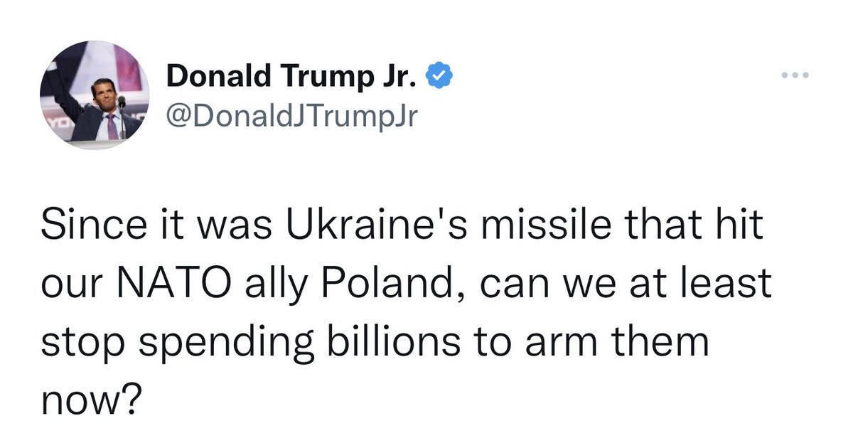 Hard to know if Farage, Trump Jnr, Nawaz, Melville and all the other bottom-feeder propagandists are in the pay of Putin somehow, or actually adhere to his murderous supremacist, misogynistic, fascist ideology. Both equally nauseous