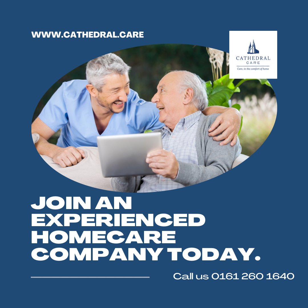 CathedralCare's tweet photo. Weekly pay, £11ph and mileage - Join Cathedral Care today.

https://t.co/1axNbwGxm6 

#cathedralcare #homecare #jobs #jobsearch https://t.co/y6A74qh3vW