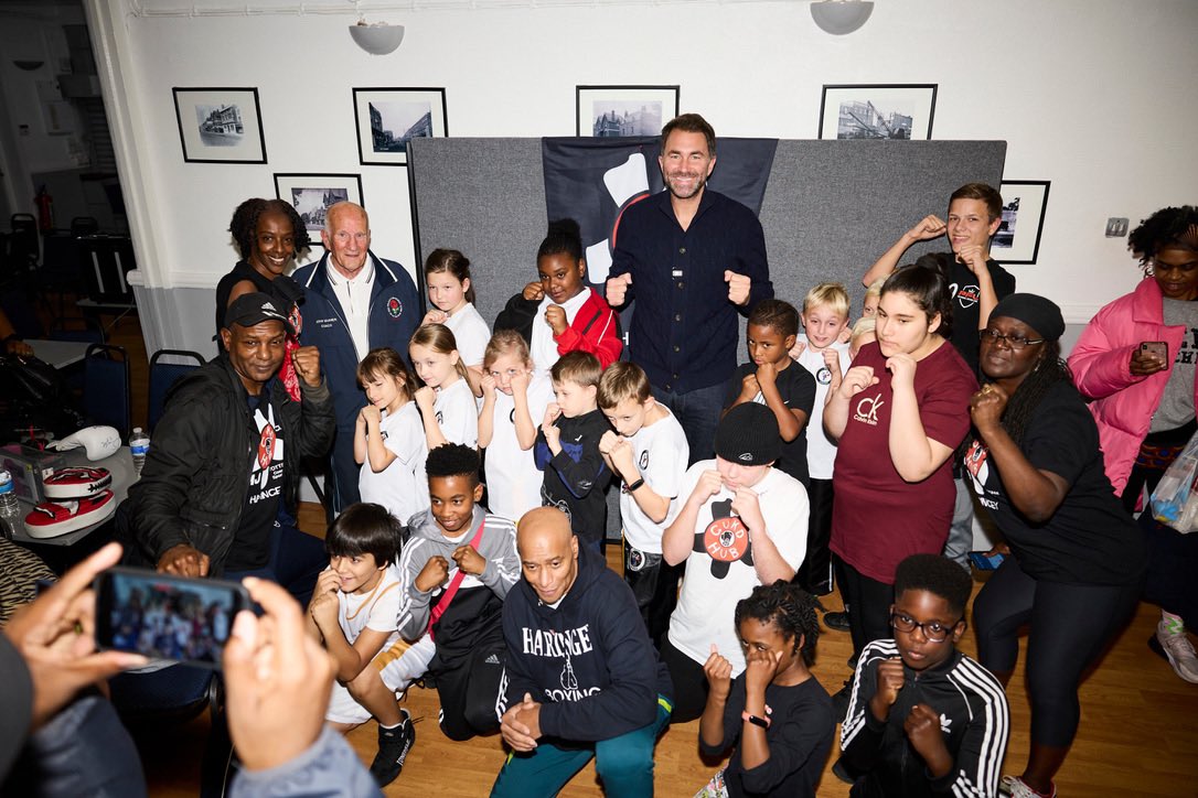 BIG DOG FIGHT CLUB (@bigdogfightclub) on Twitter photo Our first charity partner <a href="/knivesdown/">Gloves Up Knives Down</a> hosted a fantastic event recently for their members down at their hub in Tottenham, London, with boxing promoter <a href="/EddieHearn/">Eddie Hearn</a> 🤝🤩
Read more about what Eddie got up to down at the GUKD Hub⤵️
bigdogfightclub.io/club-news/
#nft #charity #boxing Our first charity partner <a href="/knivesdown/">Gloves Up Knives Down</a> hosted a fantastic event recently for their members down at their hub in Tottenham, London, with boxing promoter <a href="/EddieHearn/">Eddie Hearn</a> 🤝🤩
Read more about what Eddie got up to down at the GUKD Hub⤵️
bigdogfightclub.io/club-news/
#nft #charity #boxing