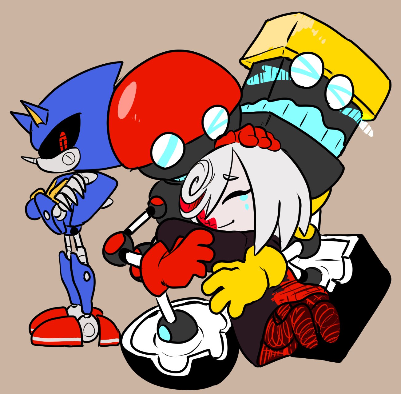 SGT-X on X: orbot and cubot of course get a hug from their new