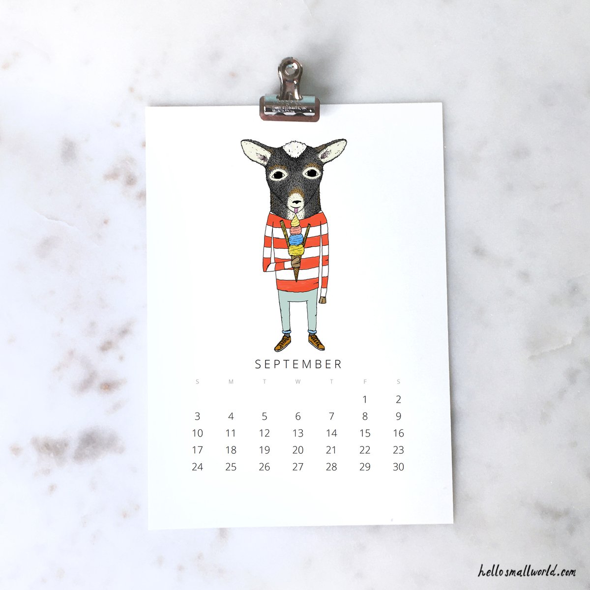 HSWpaper's tweet photo. The 2023 Jaunty Animals calendar is available! #calendars #HSW https://t.co/76eA5cI8bo