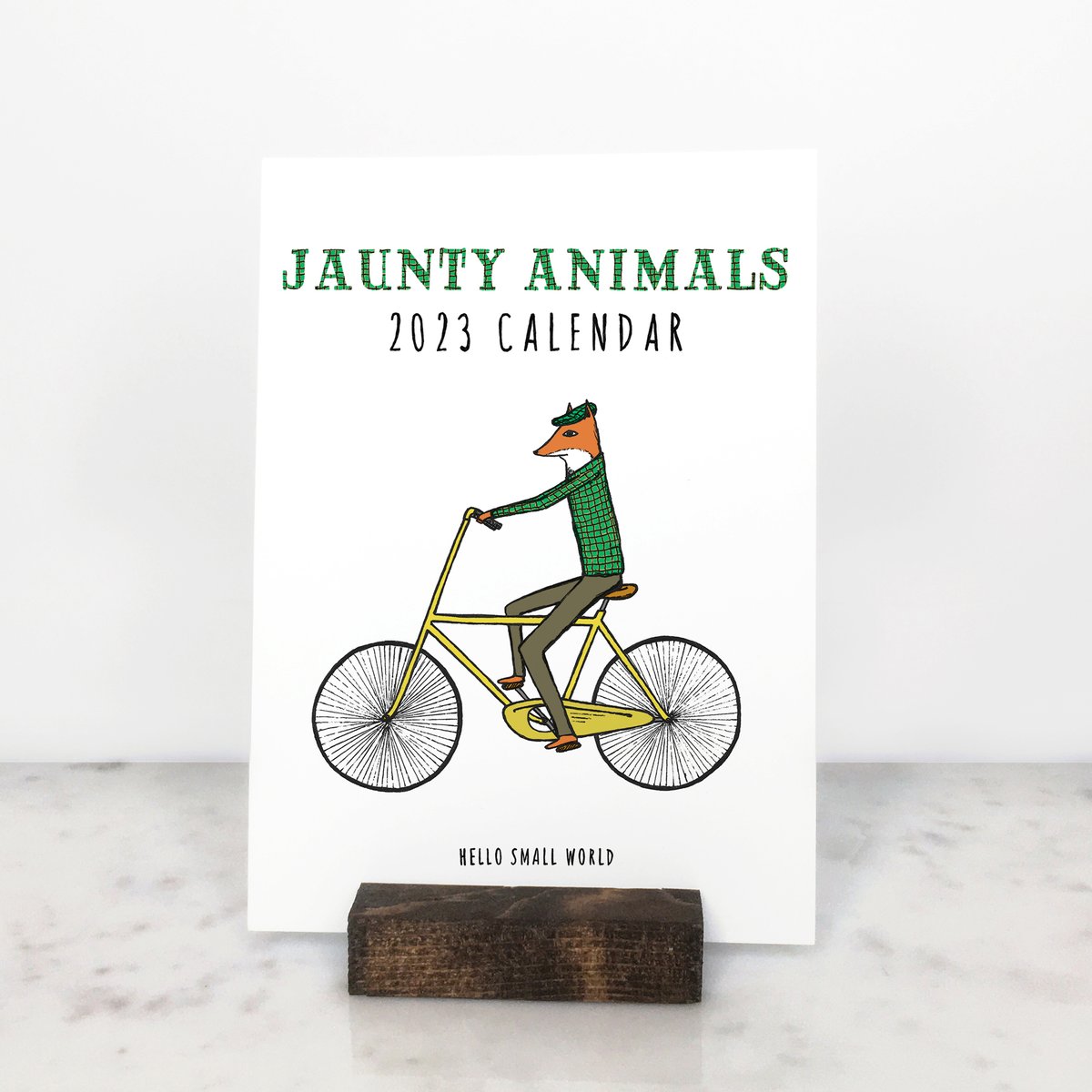 HSWpaper's tweet photo. The 2023 Jaunty Animals calendar is available! #calendars #HSW https://t.co/76eA5cI8bo