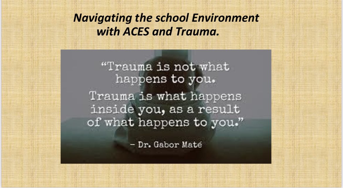 PMulkerns's tweet photo. Becoming more “Trauma” Informed is key to building a better school and ultimately a better society- thank you to @gerrydiamond71 for a most interesting event this evening https://t.co/jdcEOa9n4j