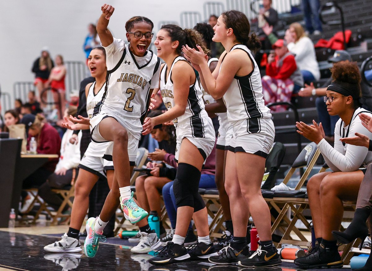 HaysCISD's tweet photo. Three overtimes were needed Nov. 15 for @LJagsbball to outlast New Braunfels Canyon in a thrilling non-district tilt at the Jungle! Congrats to the Jags on a contest to remember! https://t.co/3iXOErcIdV