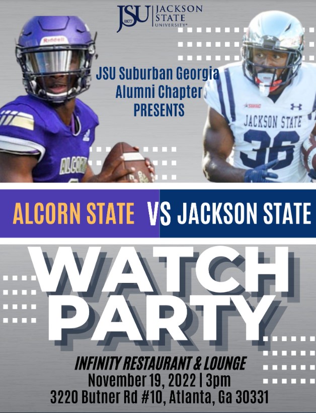 JSUSGAC's tweet image. Pull Up! Join us for the Soul Bowl Southeast (Atlanta) Let's Gooo JState! Let's bravely close out the season. We have no reservations about this game. So let's have a Super Soul(ful) time!#IBelieve #ASU #InStateRivalry #HBCUFam