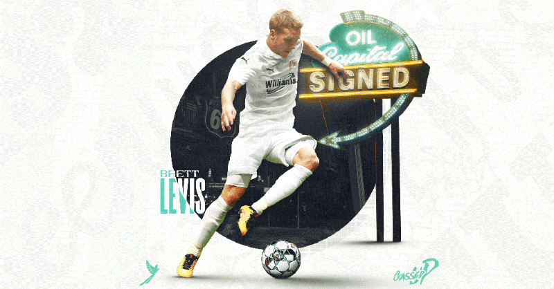 USLChampionship's tweet photo. Locking down the left side 🔒

@FCTulsa has signed 2022 Canadian Premier League Team of the Year defender @BrettLevis for next season ⬇️