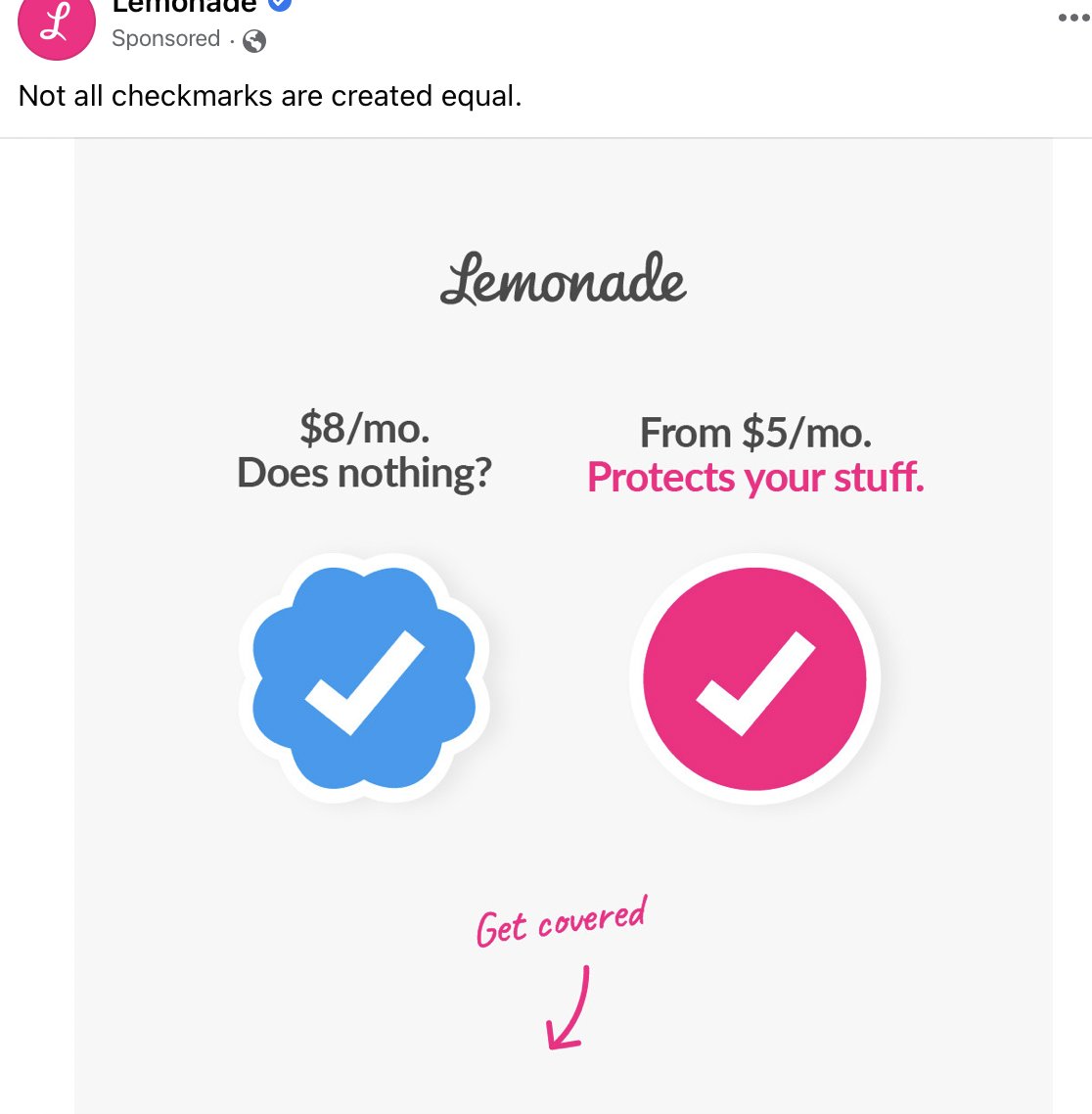 Amy on Twitter "Quite proud of you, Lemonade_Inc . Best ad I've seen in a while. https//t.co