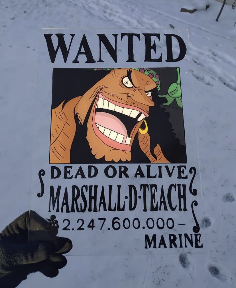 Les affiches wanted c’est vraiment ce que je préfère peindre🤤