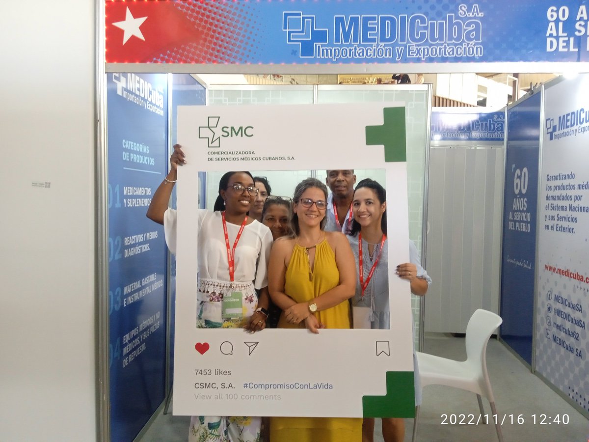 MEDICuba y SMC trabajando unidos en FIHAV 2022