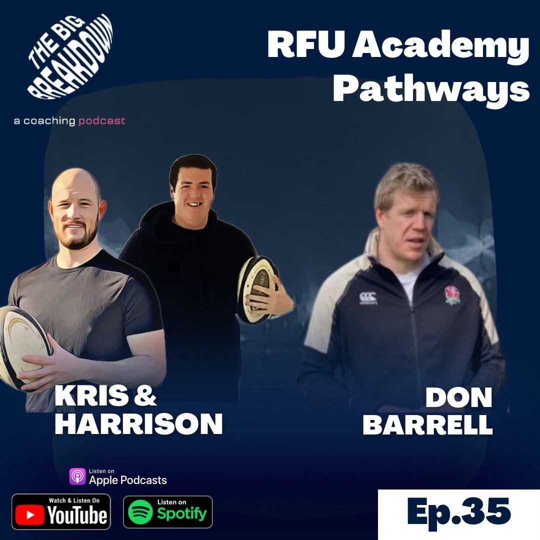 OUT NOW | Ep.35 RFU Academy Pathways with Don Barrell

Watch/Listen to our chat with <a href="/donbarrell/">Donald Barrell</a> by following this link 👇👇

linktr.ee/TheBigBreakdow…

#talentdevelopment #pathway