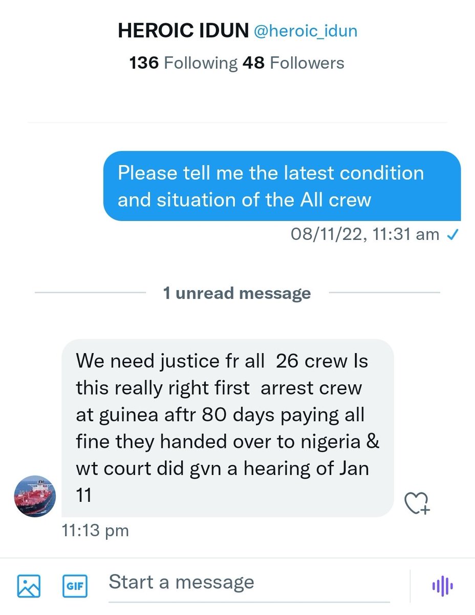 AllSeafarers's tweet photo. From past 2 days there is no latest update from crew @heroic_idun but as per sources of us there is a file court case against crew and now all crew is in ship with depression. Why is there not solution &amp; our seafarers are not getting justice?. @AllSeafarers Union is Fight for u. https://t.co/yWgEN8CVbE