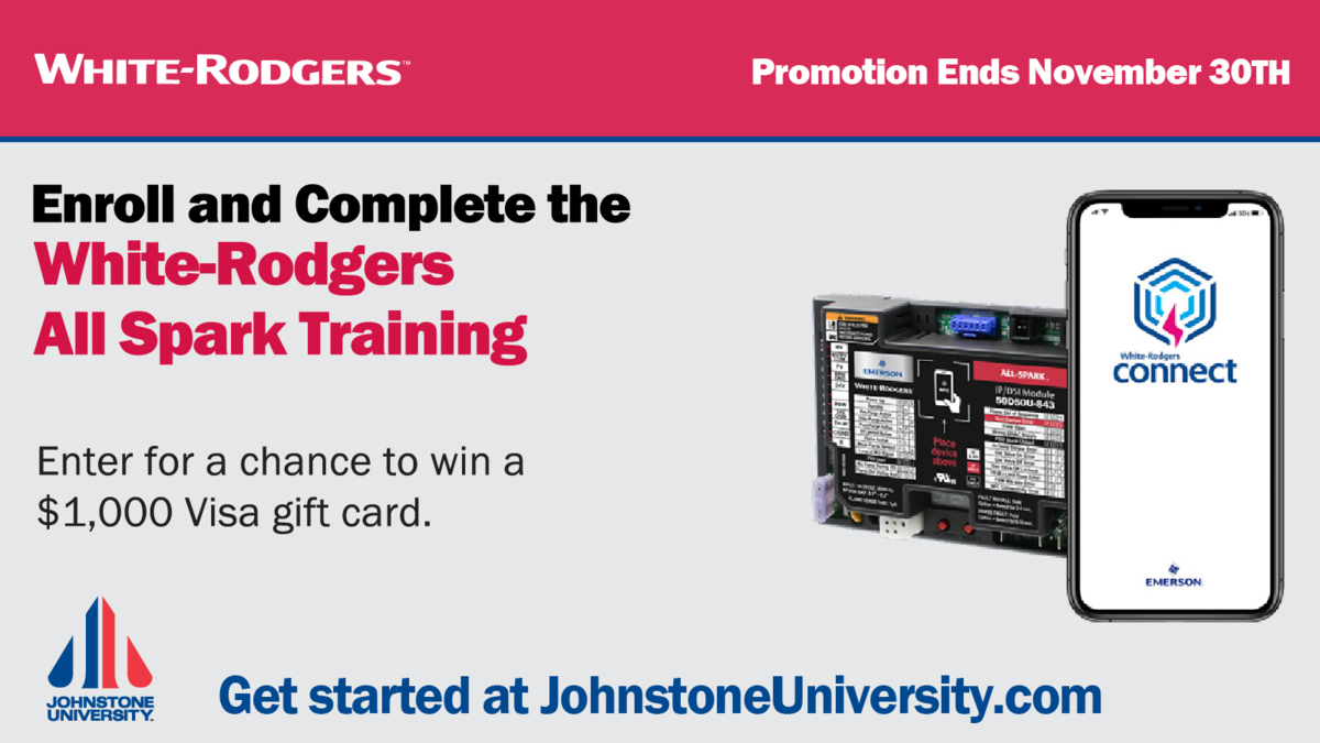 JSLansingMI's tweet photo. 🚨Win a 1,000 Visa Gift Card 🚨
Reduce inventory and speed up installation by completing the All-Spark Ignition Module anytime now until November 30th. When completed, you’ll be entered for a chance to win. Visit https://t.co/GCrEg9PD1K 

#HVACtools #WhiteRodgers #HVAC https://t.co/1Y4I2AyxU2