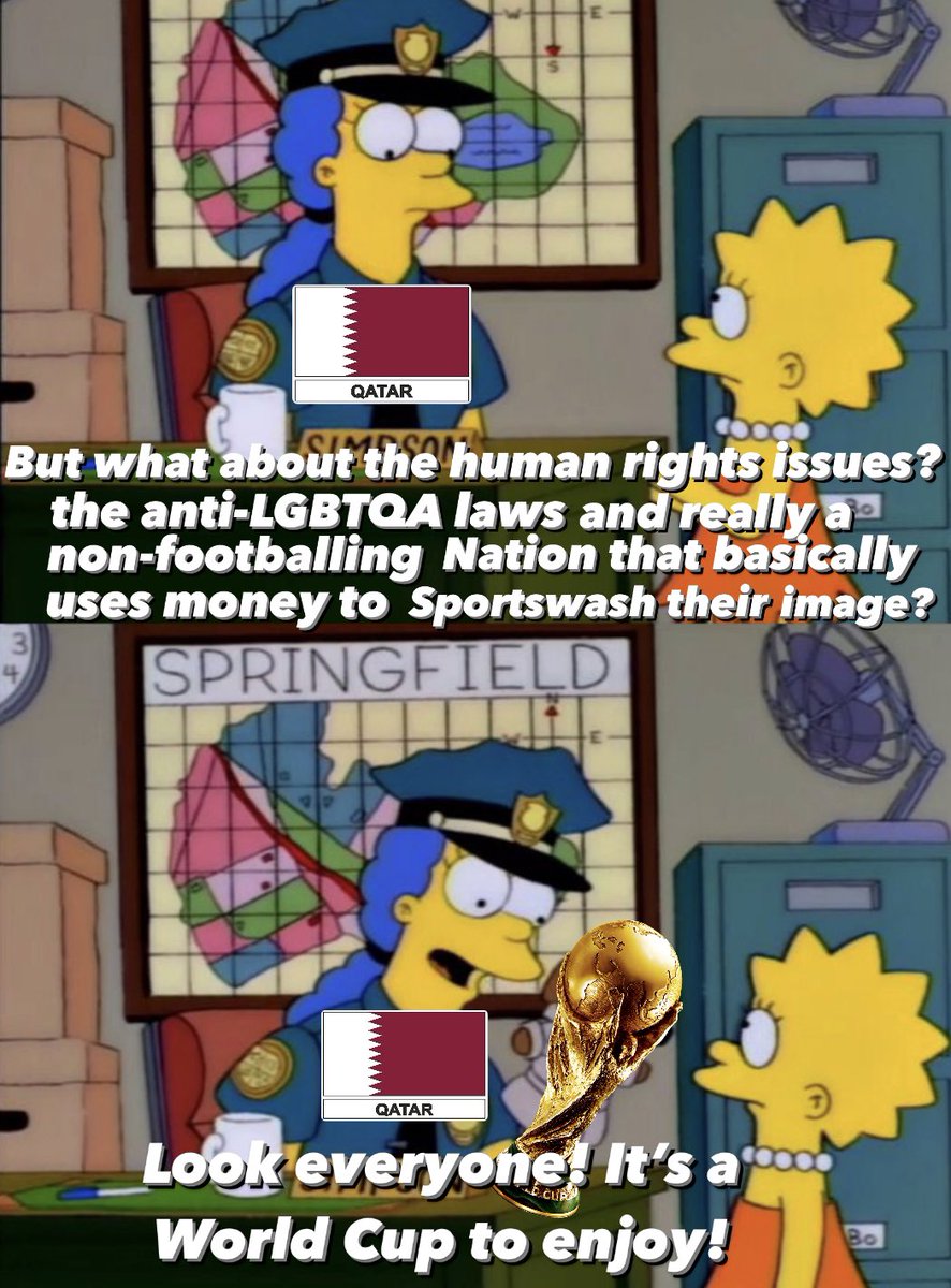 EflSimpsons's tweet photo. •The Qatar World Cup• https://t.co/I01k9TYL7m