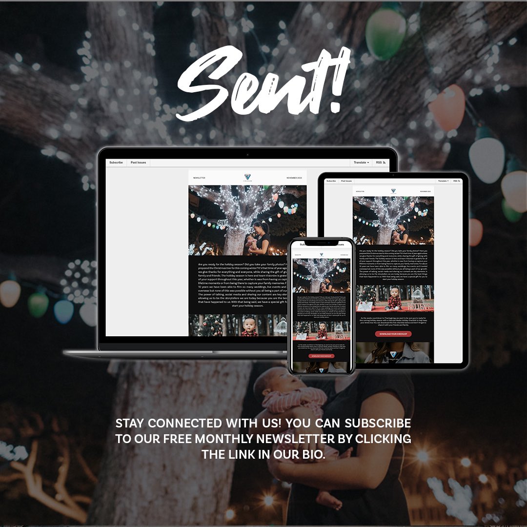 visionizemedia's tweet photo. November Newsletter has been sent — Click the link in the bio to stay connected with us ❤️🫶🏽 it’s FREE! #newsletter #visionize https://t.co/lSgKcDtoBG