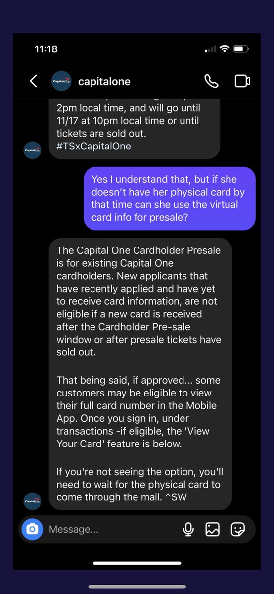 cherry_moonn's tweet photo. @grcelivia @taeismyfavebae @CapitalOne You can use it as long as you see the virtual card option in the app https://t.co/Kw59goR7tS