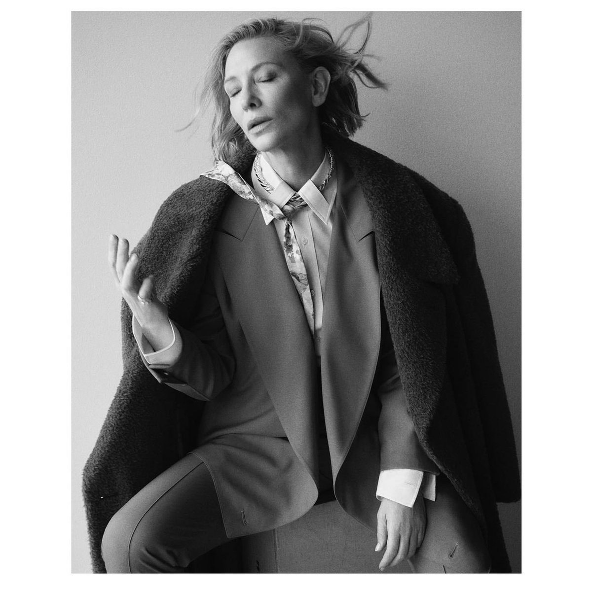 carolsstann's tweet photo. cate blanchett photographed for financial times (2022) https://t.co/tijCwLDaC6
