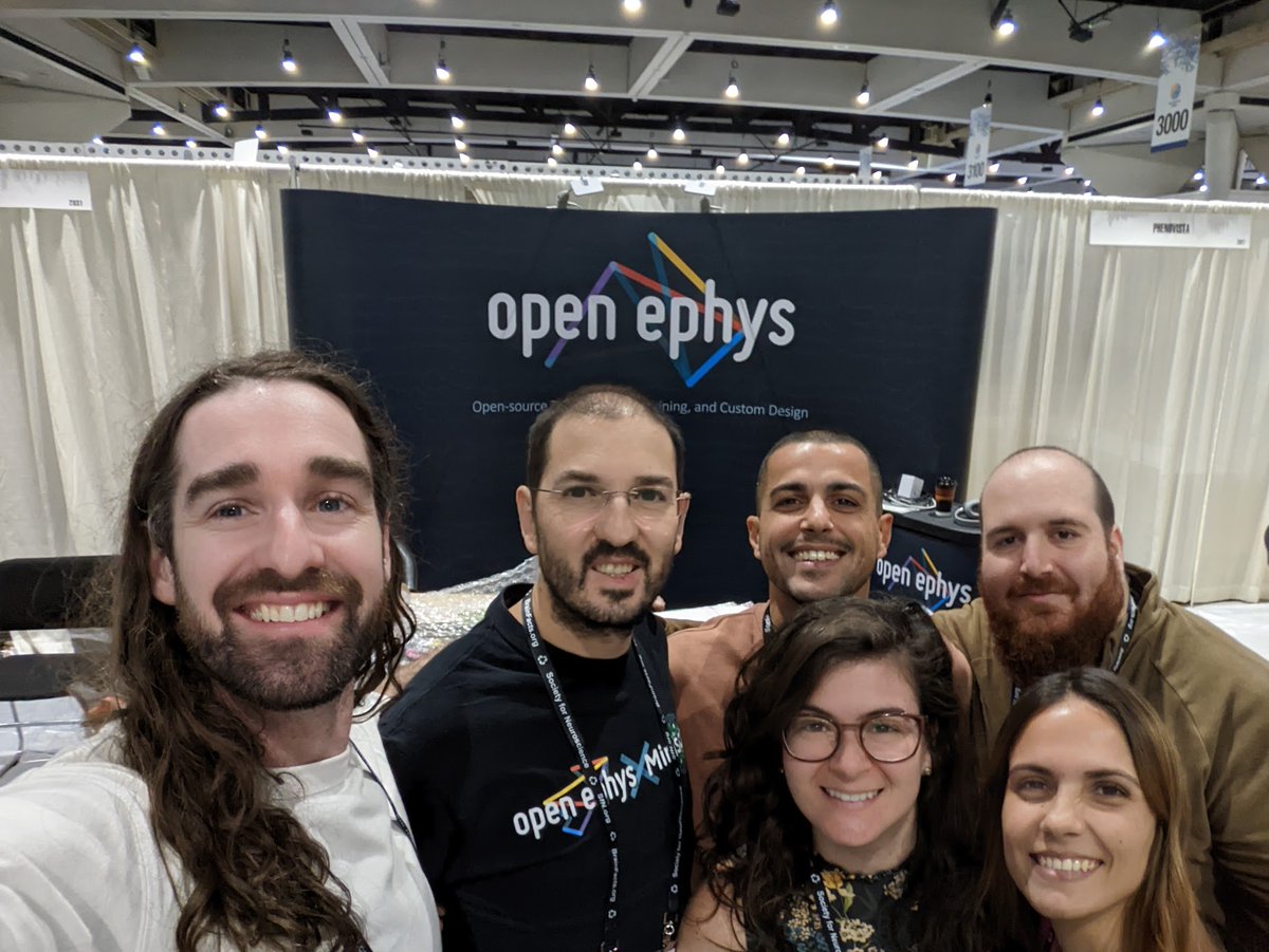 Last day at #SfN2022 to check out our demos of tools for ephys, imaging and behavior: our next-gen ONIX system and classic acquisition board, UCLA <a href="/MiniscopeTeam/">Miniscope Team</a>, FED3 from @LexKravitz lab, HARP 
<a href="/ChampalimaudF/">ChampalimaudF</a> and our ShuttleDrive!