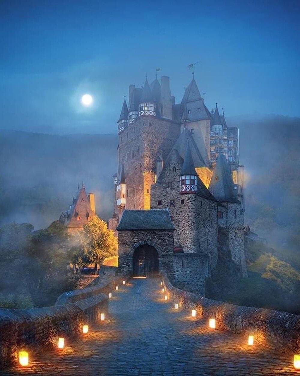 Burg Eltz Германия Хогвартс