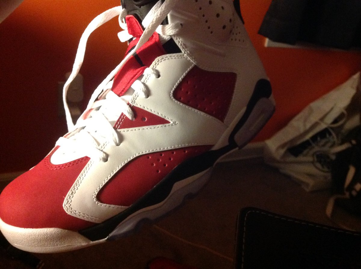 PhillyPhan211's tweet photo. @atmos_usa Size 9.5 #atmoscollectorsclub  2014 Carmine 6’s were the very first raffle win that I got after going to a bunch of stores with my friend of many years @G2cozy and signing up for a chance to win them. I got the call from @footlocker and Kicks USA now known as Snipes https://t.co/XuWPHNhj5J